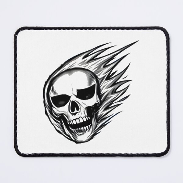 Item preview, Flaming Skull Dark Gothic Fire Skull Design PERFECT GIFT FOR YOU AND FRIENDS designed and sold by S1LVERst.