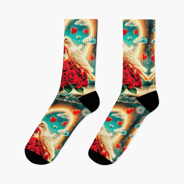Item preview, Lovebirds and roses? My heart just fluttered! designed and sold by The Empire Of Digital Art..