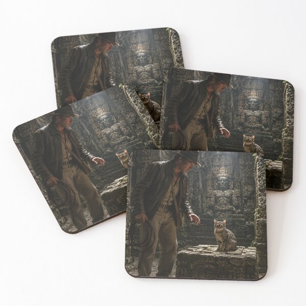 Item preview, Archeologist finds cat in temple designed and sold by WiseBow.
