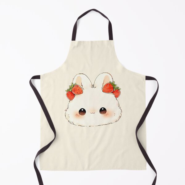 Item preview, Cute Bunny Strawberry Bows Kawaii Art designed and sold by jianina-alondra.