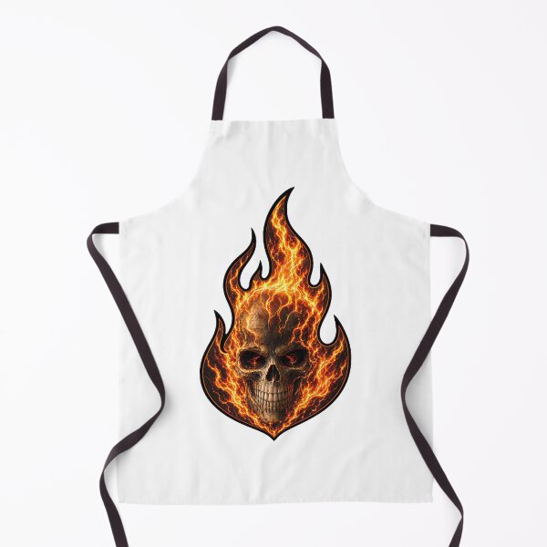 Item preview, Flaming Skull Explosion Dark Art - Intense Fire Skull Graphic Design ⭐⭐⭐⭐⭐ designed and sold by S1LVERst.
