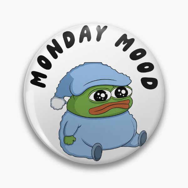 Item preview, Sleepy Apu Apustaja "Monday Mood" - Wholesome Sad Pepe Meme designed and sold by Austroz.