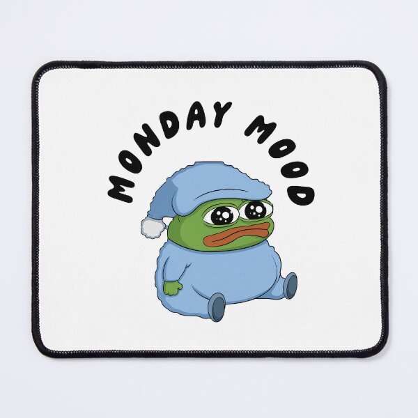 Item preview, Sleepy Apu Apustaja "Monday Mood" - Wholesome Sad Pepe Meme designed and sold by Austroz.