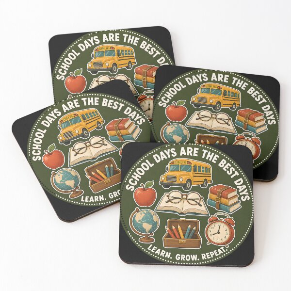 Item preview, School Days Are The Best Days Vintage Travel Badge Shirt designed and sold by MOCH- ART.