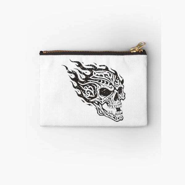 Item preview, Flaming Skull Tattoo Art Design Black PERFECT GIFT FOR YOU AND FRIENDS designed and sold by S1LVERst.