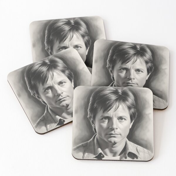 Item preview, Michael J. Fox designed and sold by WorldofCharcoal.