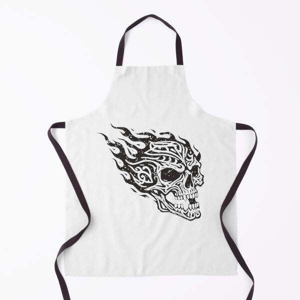 Item preview, Flaming Skull Tattoo Art Design Black PERFECT GIFT FOR YOU AND FRIENDS designed and sold by S1LVERst.