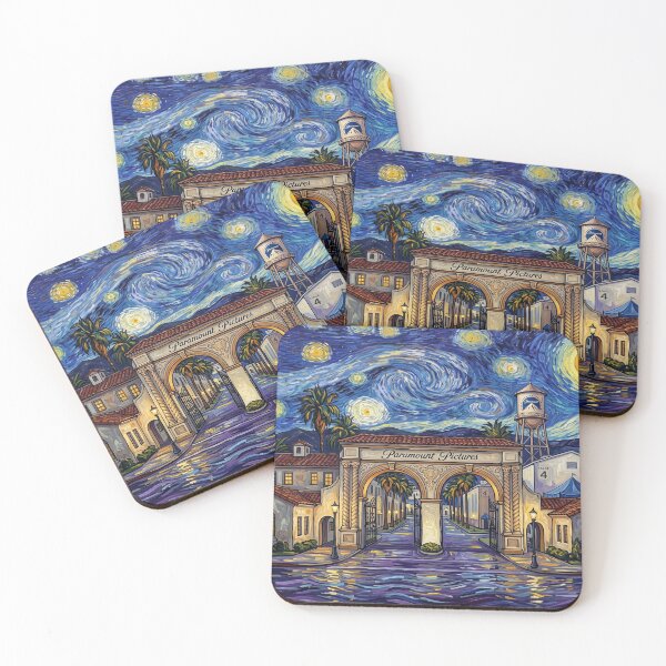 Item preview, Paramount Pictures Gate Starry Night Historical Landscape designed and sold by Bad-Decisions-Designs.