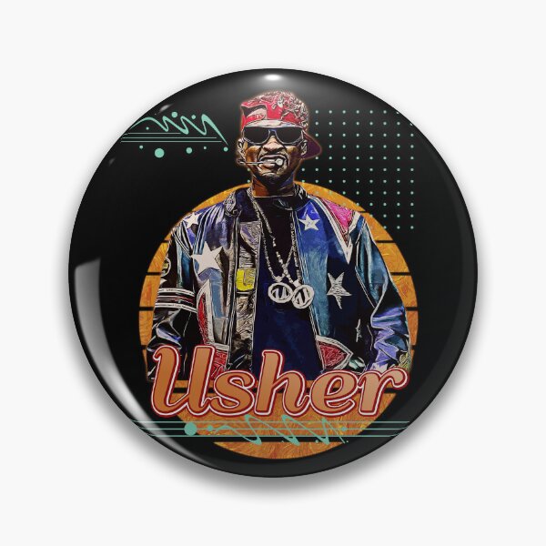 Item preview, Arte retro de Usher designed and sold by AboutIm4U.