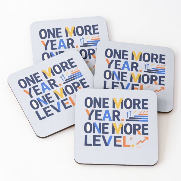 Item preview, One More Year One More Level Birthday Gamer Productivity Quote designed and sold by Amr Darwish Graphic designer.
