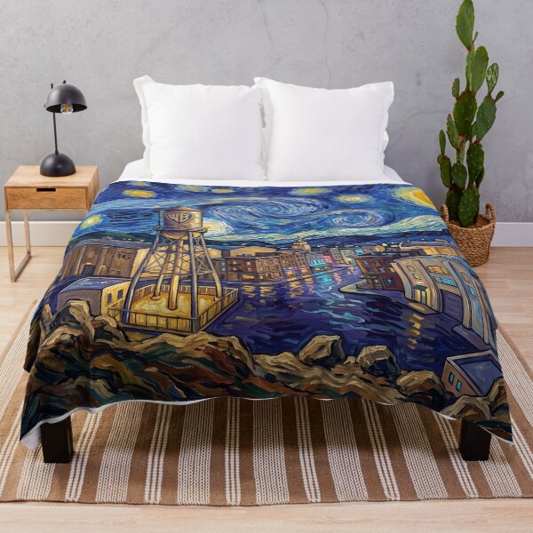 Item preview, Warner Bros Backlot Starry Night Historical Landscape designed and sold by Bad-Decisions-Designs.