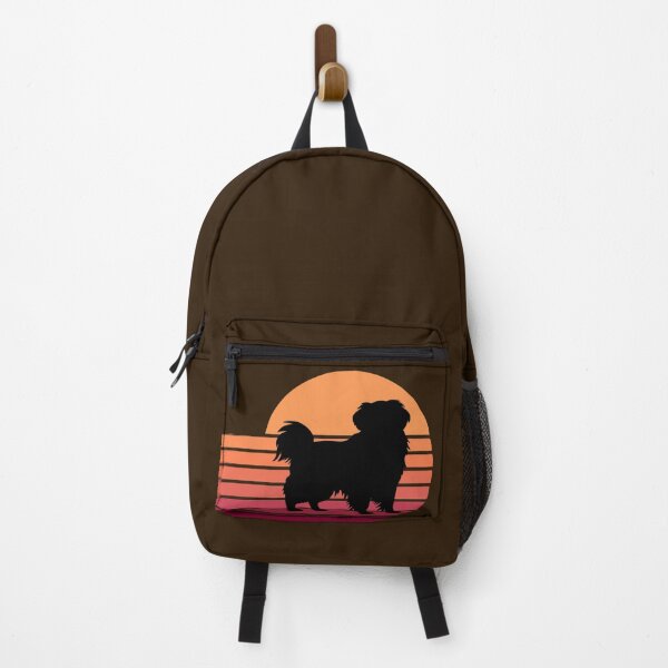 Item preview, Tibetan Spaniel Silhouette Retro Sunset designed and sold by glowvim.