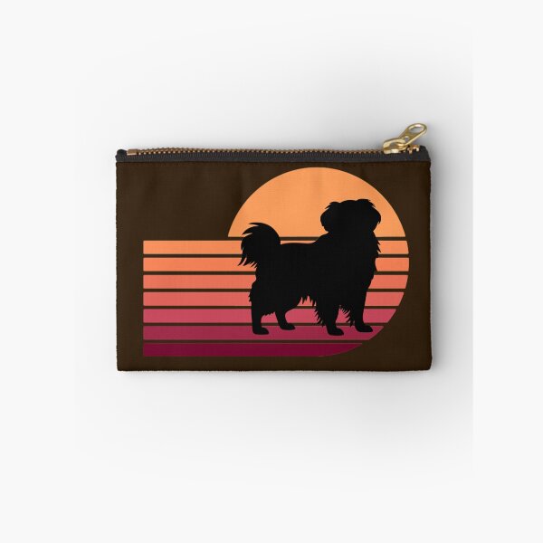Item preview, Tibetan Spaniel Silhouette Retro Sunset designed and sold by glowvim.