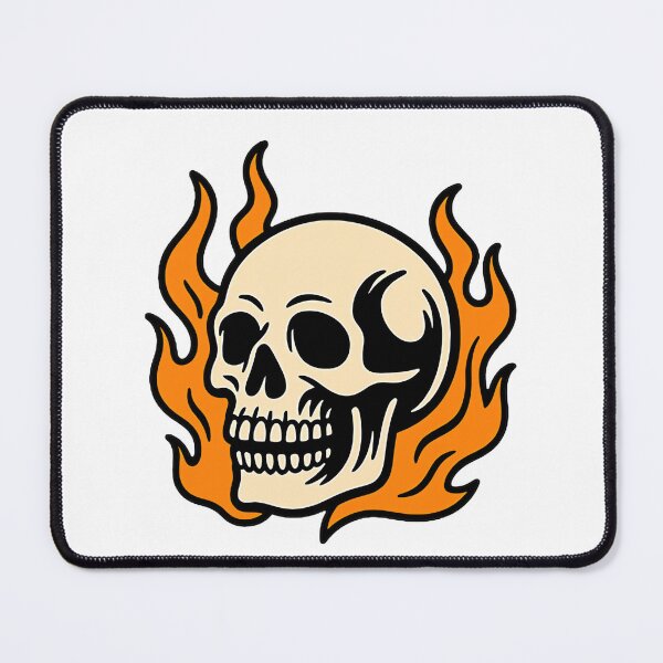 Item preview, Flaming Skull LIMITED EDITION designed and sold by S1LVERst.