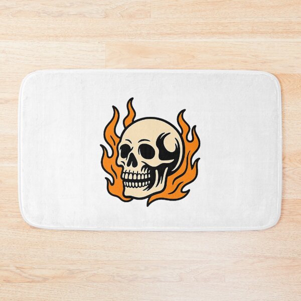 Item preview, Flaming Skull LIMITED EDITION designed and sold by S1LVERst.