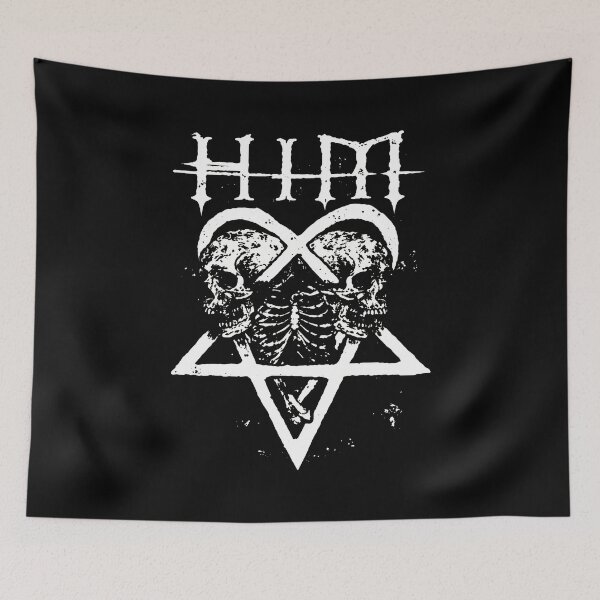 Item preview, HIM band pentagram skeleton goth -63 designed and sold by AmoreDesignAns.