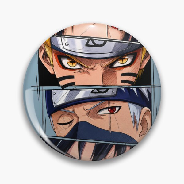 Item preview, Anime Ninja Eyes Manga Collage , Colorful Shinobi Anime Aesthetic Sticker designed and sold by marcyodyssey888.