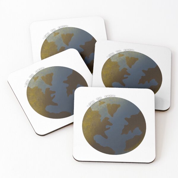 Aperçu de l'œuvre Carte du monde Sauver la Terre créée et vendue par brinson-amiees.