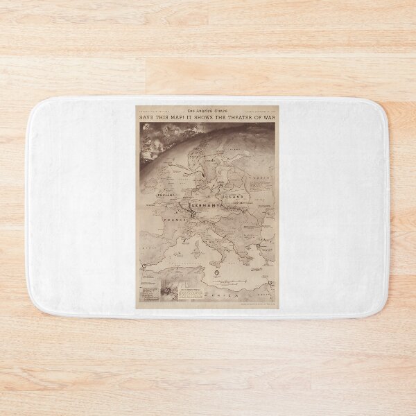 Item preview, Save This Map It Shows The Theater Of War designed and sold by brinson-amiees.