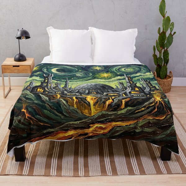 Item preview, Klingon Homeworld Qo'noS Starry Night Landscape designed and sold by Bad-Decisions-Designs.