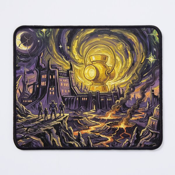 Item preview, The Planet Qward Starry Night Landscape designed and sold by Bad-Decisions-Designs.