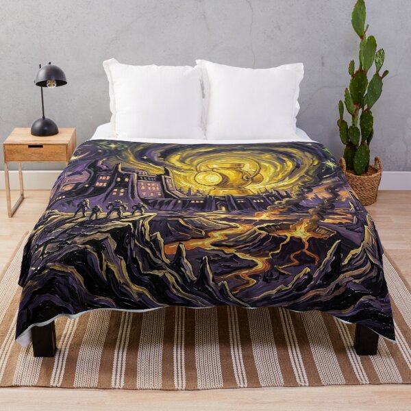 Item preview, The Planet Qward Starry Night Landscape designed and sold by Bad-Decisions-Designs.
