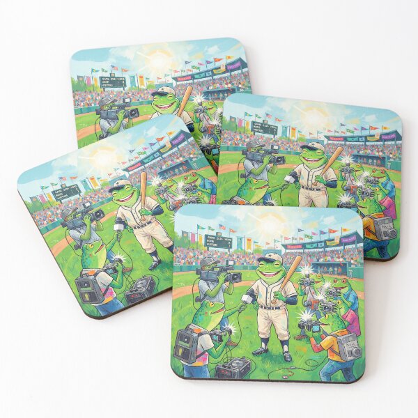 Item preview, Frog Baseball All Star Photo Shoot designed and sold by Home Decor Art.