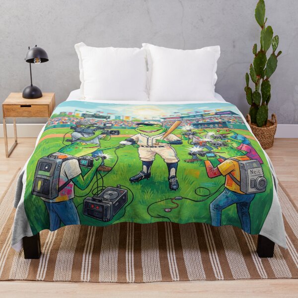 Item preview, Frog Baseball All Star Photo Shoot designed and sold by Home Decor Art.