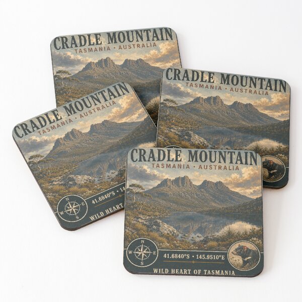 Item preview, Cradle Mountain Tasmania Vintage Travel designed and sold by naturalsurvival.
