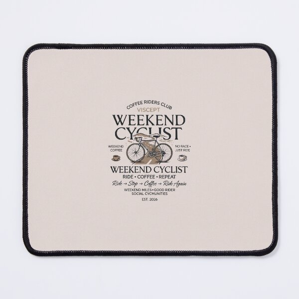 Item preview, Weekend Cyclist Coffee Riders Club Vintage Bicycle Cycling designed and sold by KakangMudi.