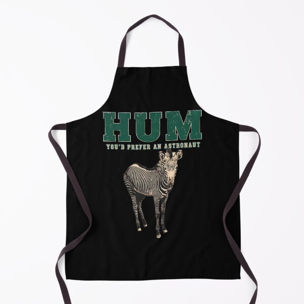 Item preview, HUM You'd Prefer An Astronaut Zebra-21 designed and sold by AmoreDesignAns.