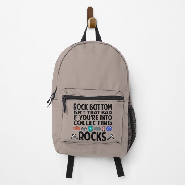 Item preview, Rock Bottom Isn't that Bad If You're Into Collecting Rocks rock collector designed and sold by Colorfulman.
