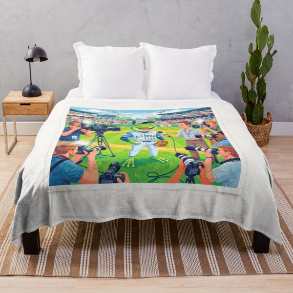 Item preview, Frog Baseball All-Star Photo Shoot designed and sold by Home Decor Art.