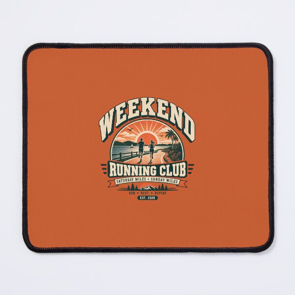 Item preview, Weekend Running Club Vintage Retro Running Lifestyle designed and sold by KakangMudi.