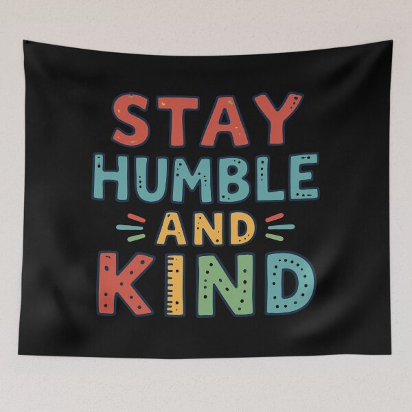 Item preview, Mantente humilde y amable: tipografía con citas positivas designed and sold by DavidTeeStudio.