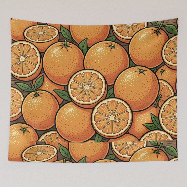 Item preview, Citrus Orange Pattern designed and sold by RkskArt.