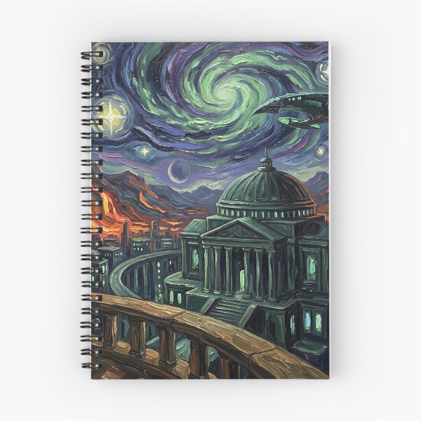 Item preview, Romulus Starry Night Landscape designed and sold by Bad-Decisions-Designs.