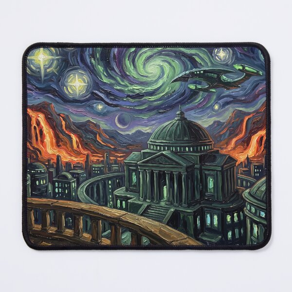 Item preview, Romulus Starry Night Landscape designed and sold by Bad-Decisions-Designs.