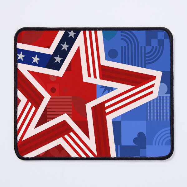 Item preview, Patriotic American Flag Ribbon Star designed and sold by chaaval.