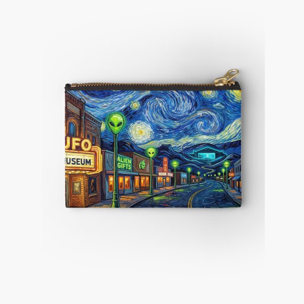 Item preview, Roswell New Mexico Starry Night Landscape designed and sold by Bad-Decisions-Designs.