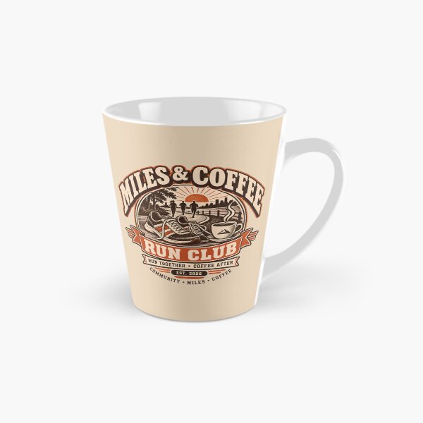 Item preview, Miles & Coffee Run Club Vintage Running Coffee designed and sold by KakangMudi.