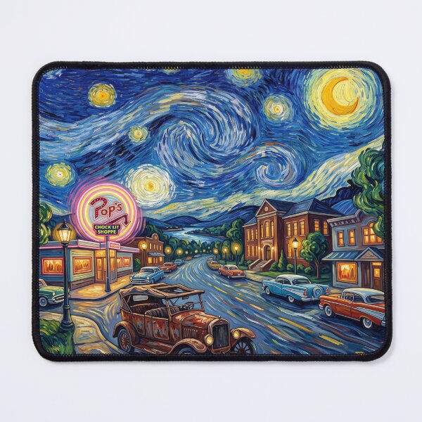 Item preview, Riverdale Starry Night Landscape designed and sold by Bad-Decisions-Designs.