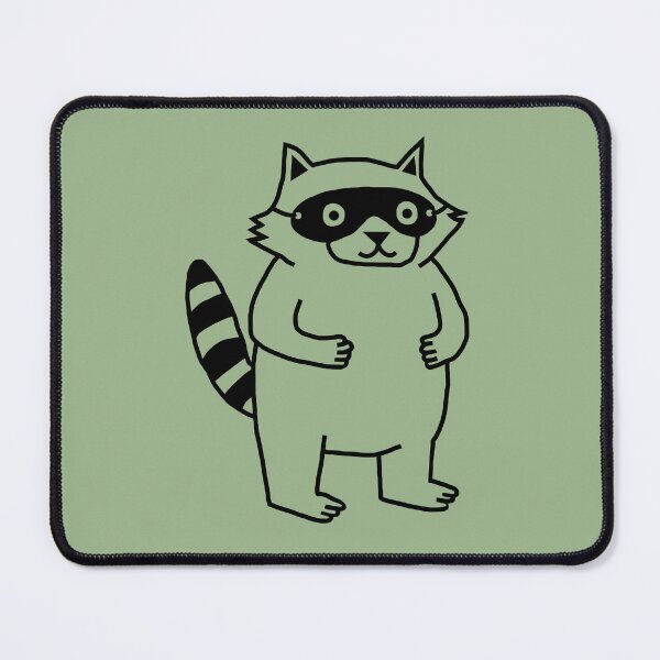 Item preview, Woodland Animals Cute Raccoon Drawing designed and sold by ellenhenry.