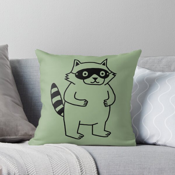 Item preview, Woodland Animals Cute Raccoon Drawing designed and sold by ellenhenry.