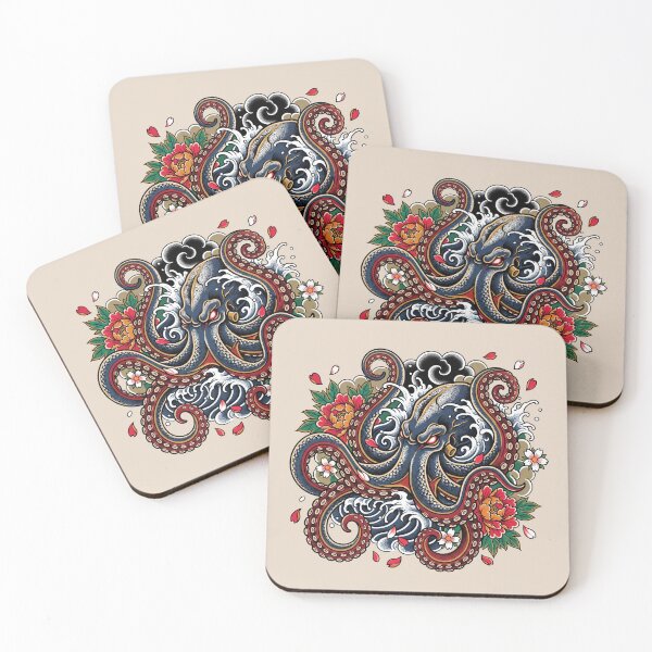 Item preview, Kraken Tattoo designed and sold by Tnerv.