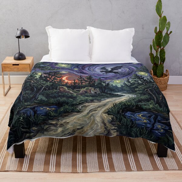Item preview, Pine Barrens Jersey Devil Starry Night Landscape designed and sold by Bad-Decisions-Designs.