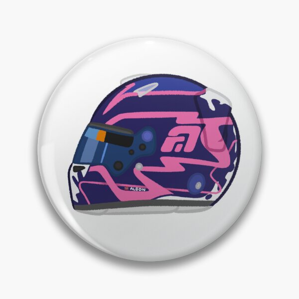Item preview, Alex Albon 2026 Hungary Blue Helmet  designed and sold by OriDraws.