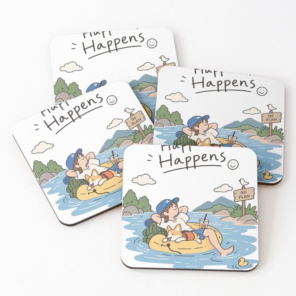 Item preview, Whatever Happens Happens | Go With The Flow designed and sold by zenarty design.