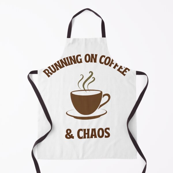 Item preview, Running On Coffee and Chaos Funny Caffeine Lover Graphic designed and sold by DecibelDecor034.