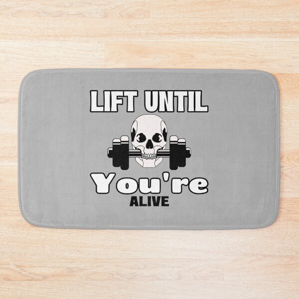 Item preview, Lift Until You're Alive Skull Gym Graphic designed and sold by chatzous.